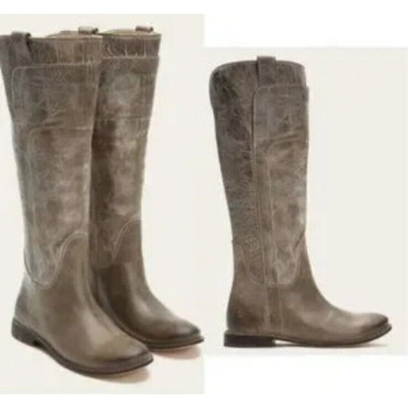 Frye Tan Leather Over the Knee Boots - Picture 13 of 13